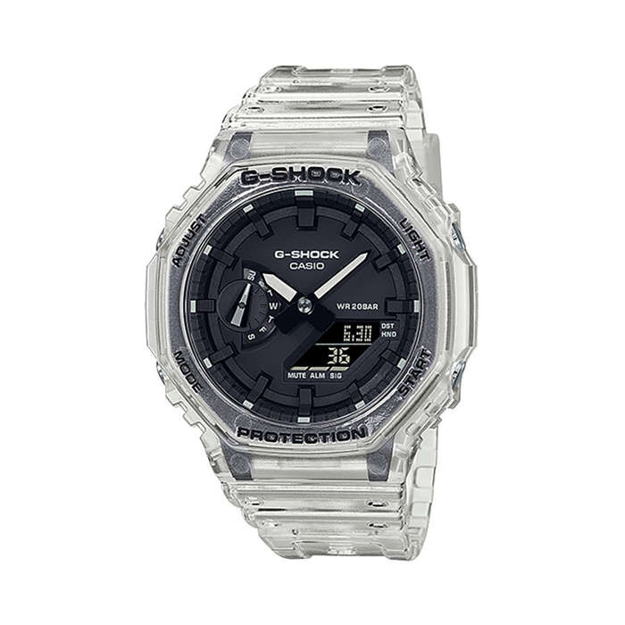 Casio G-Shock Mens 200m Skeleton Standard - GA-2100SKE-7ADR