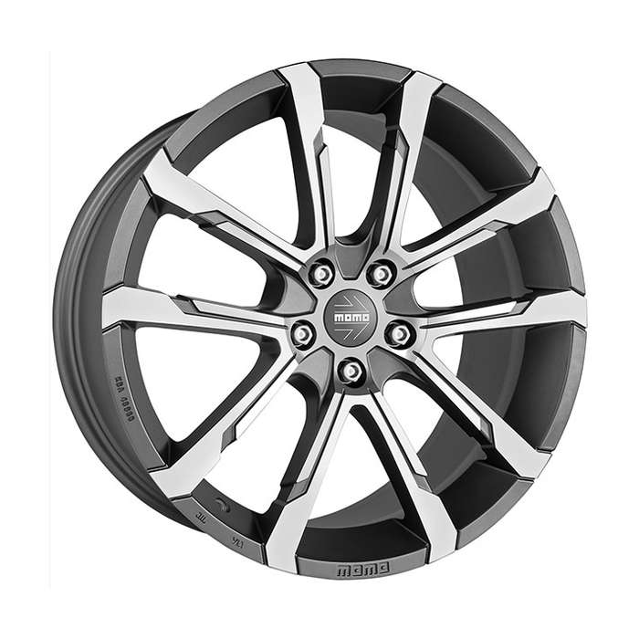 18" Momo Quantum Evo 5/112 Matt Anthracite Alloy Wheels
