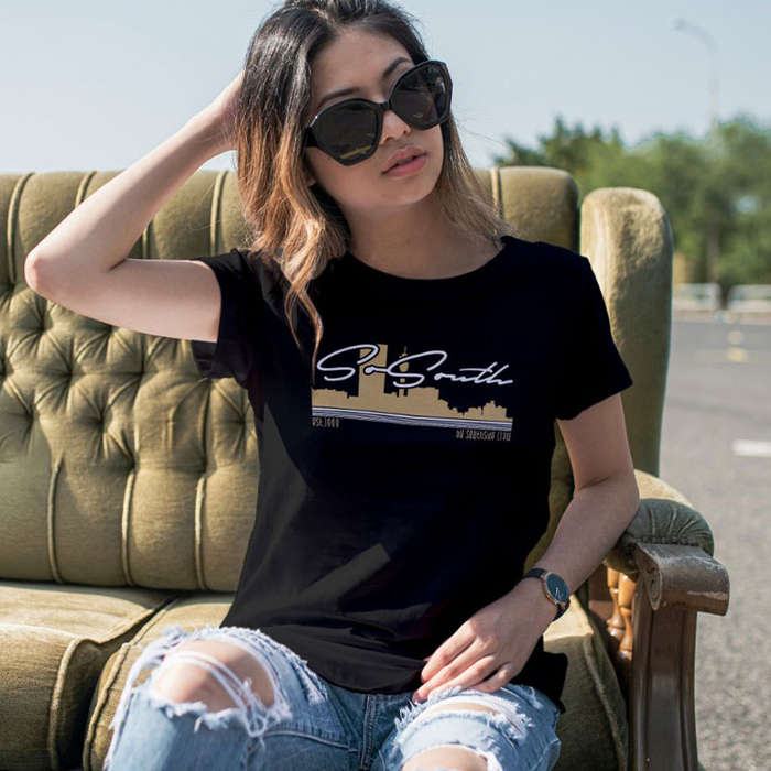 SouthSideCrew SO South Cityline Unisex T-Shirt (Small)