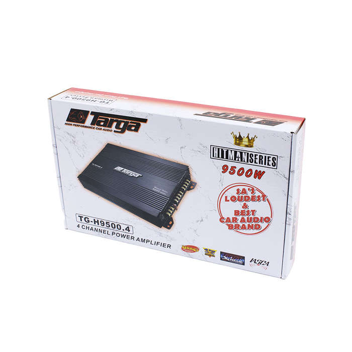 Targa TG-H9500.4 Hitman Series 9500w 4channel 65rms x4 Amplifier