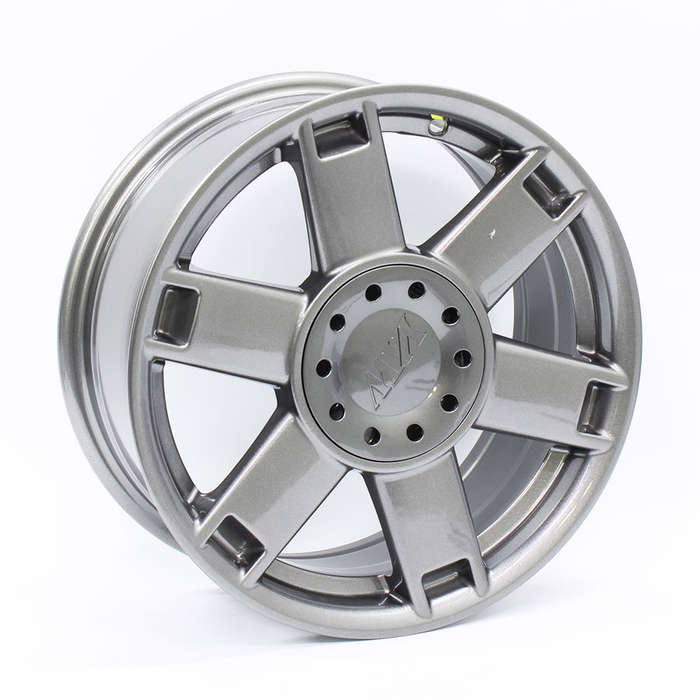 15" Velocity Style 4/100 &amp; 4/114 Gunmetal Gray Alloy Wheels