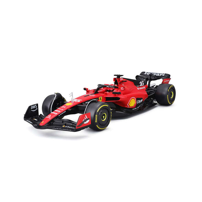 Burago 1/18 Ferrari F1 SF23 2023 - #16 C. Leclerc (20cm Long)