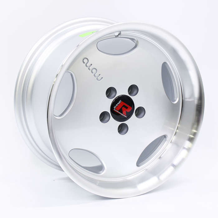 15" GR X152 5/100 Silver Machine Lip Alloy Wheels