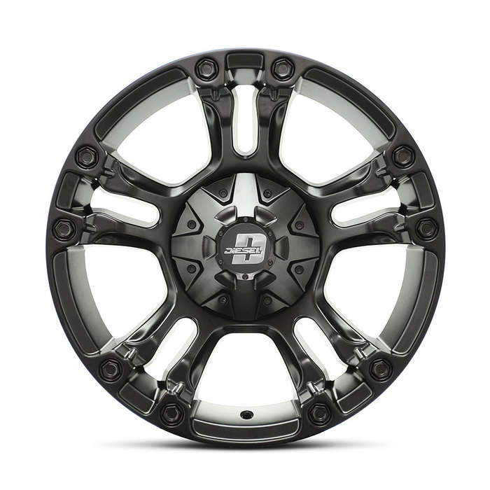 17" SSW S342 Brooklyn 6/139 Matt Black Alloy Wheels