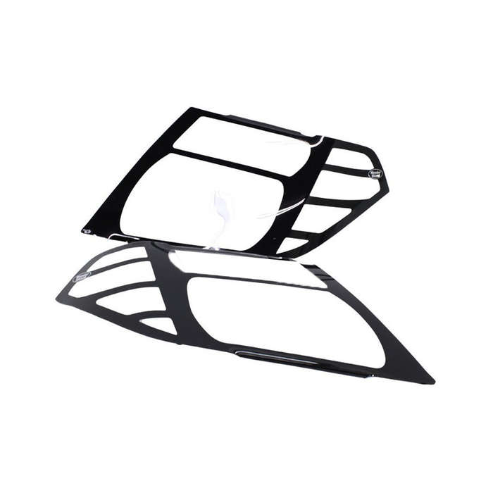 Clear Headlight Guards with Black Trim for Ford Ranger/Everest 2012