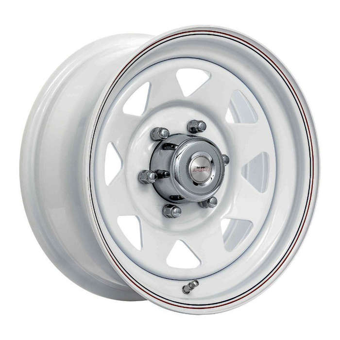 14" A-Line White Spoke 4/100 Steel Wheels