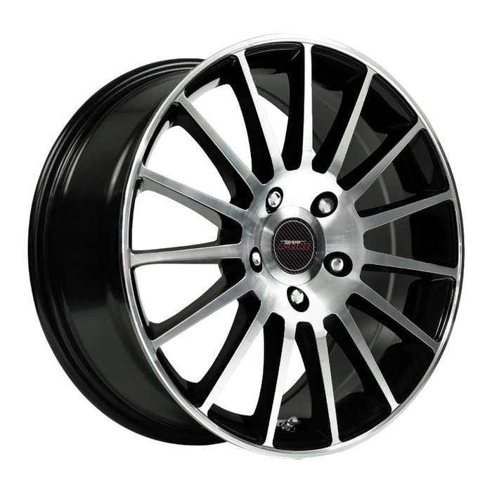 17" A-Line Maison 5/112 Black Machine Face Alloy Wheels