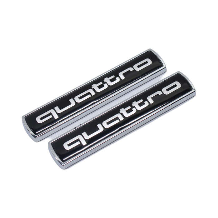 Quattro Sticker Badge (pair)