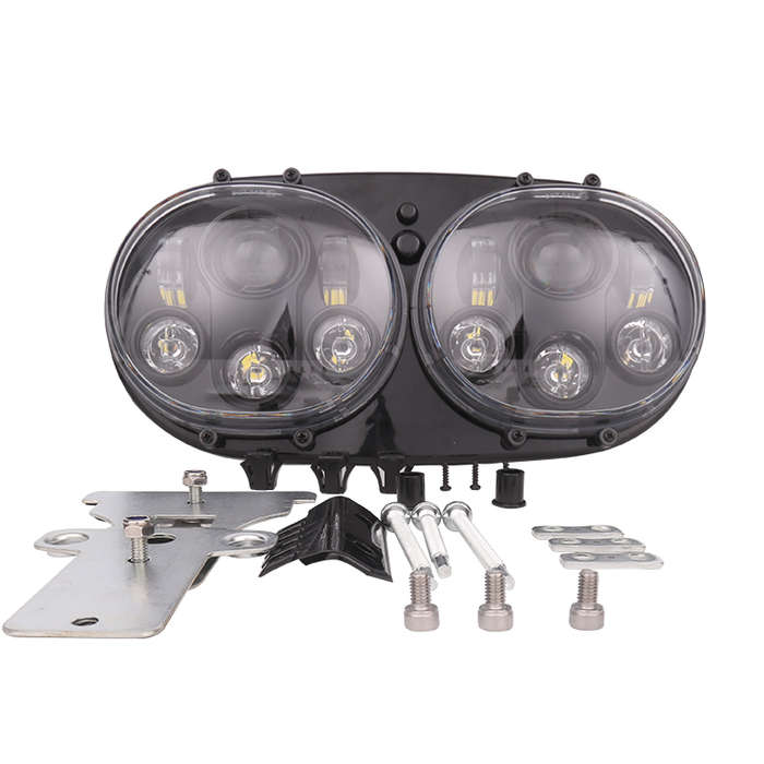 LED360 Double Headlight Kit for Harley Davidson