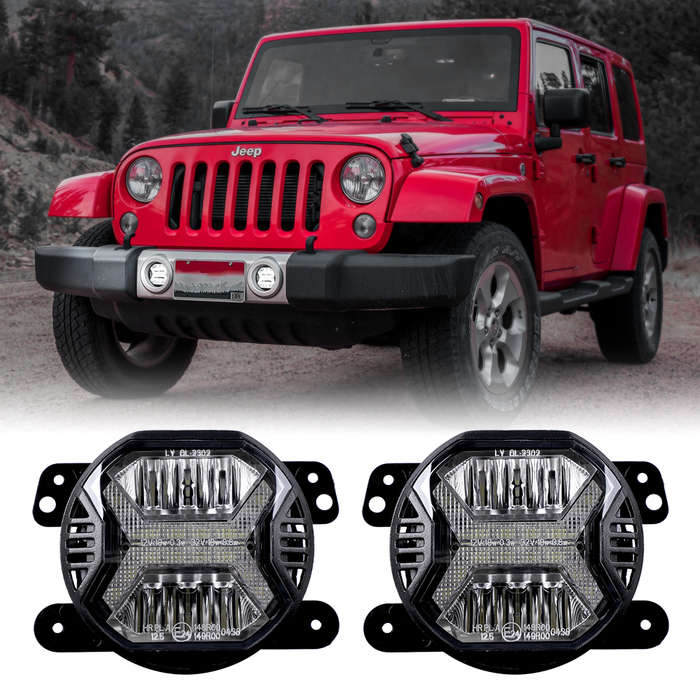 LED360 4" Wind Tunnel Design LED Foglights