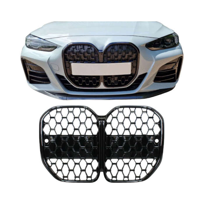 Gloss Black Diamond Grills Suitable to fit BMW G22/G23/G26 4 Series 2020+