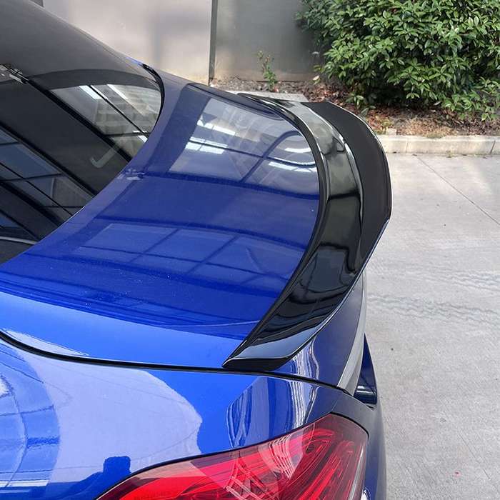 Mercedes C-Class 2014 W205 Boot Spoiler PSM Style Gloss Black 4-Door