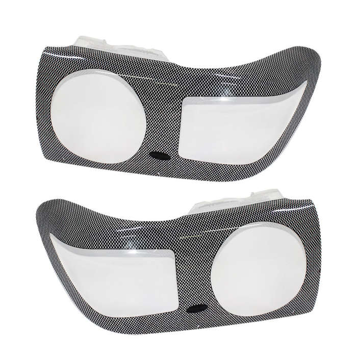 Carbon Fibre Look Headlight Guards for Toyota Land Cruiser 2007
