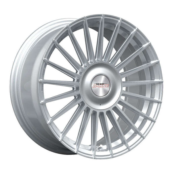 18" A-Line Le Mans 5/112 Arctic Silver Alloy Wheels