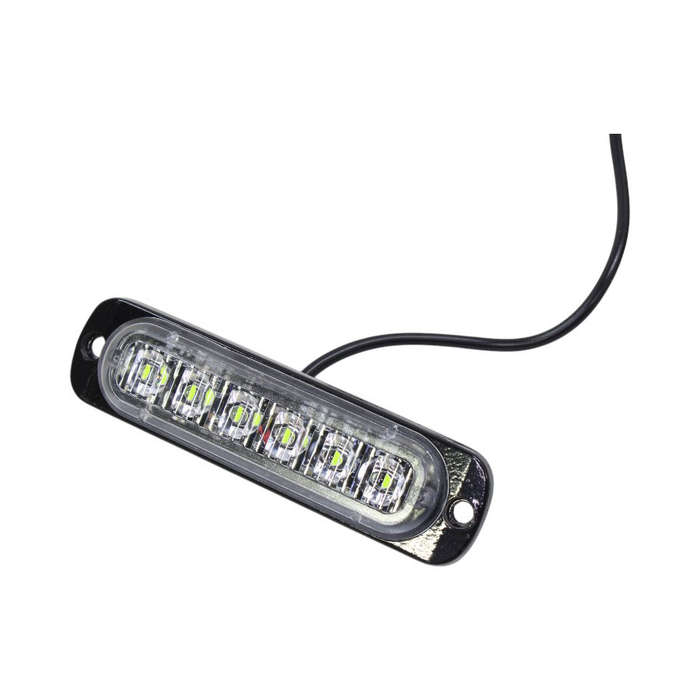 Universal Fender or Grille Mount Strobe Light - Green(11x2.8cm)