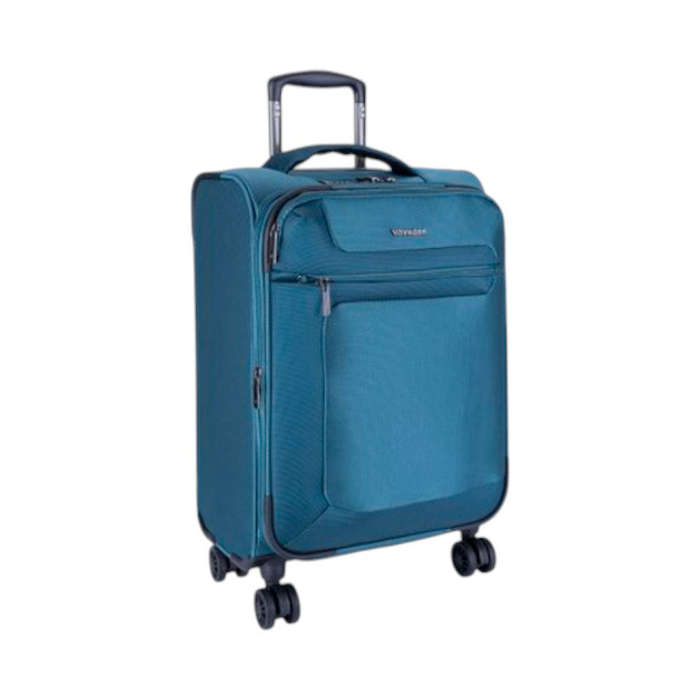 Voyager Istria Medium 4 Wheel Trolley Case - Blue