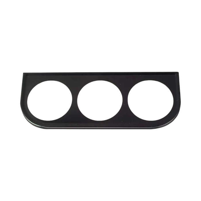 Autogauge Black Gauge Panel for 52mm Gauges (triple)