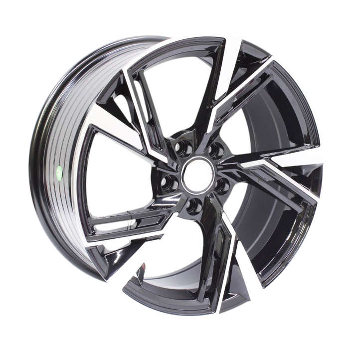 18" GR5236 5/112 Black Machine Face Alloy Wheels