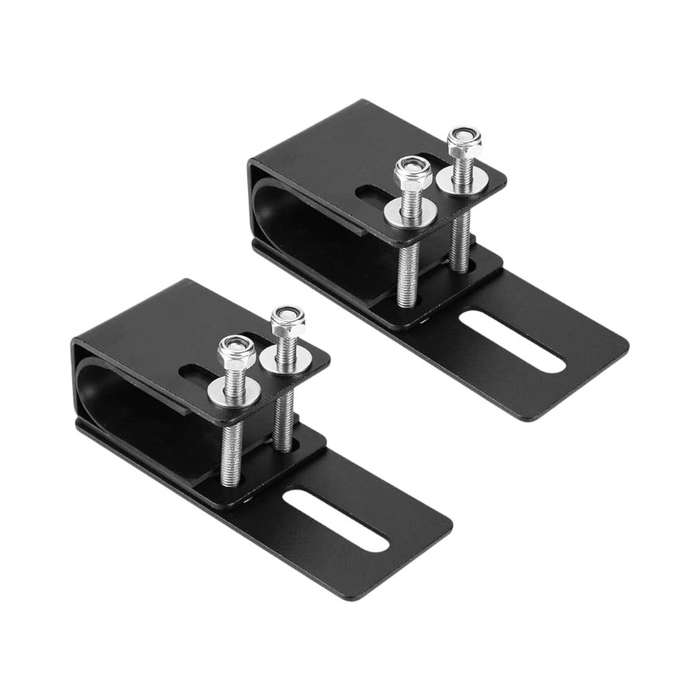 Universal Non-Slip LED Light Bar Brackets - Heavy-Duty Clamp Mounts for SUVs, Off-Road Vehicles, ...