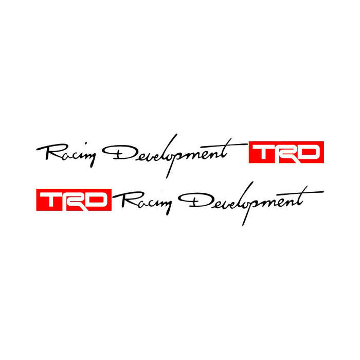TRD Racing Development Vinyl Sticker (black)