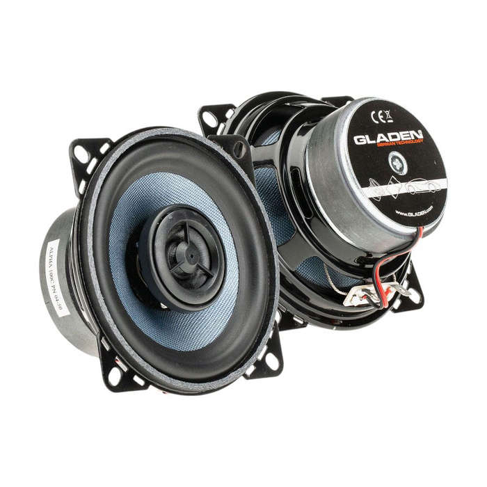 Gladen ALPHA 100C 4" 55w rms Coaxial Speakers