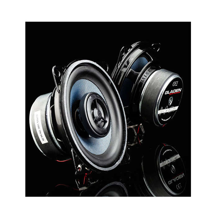 Gladen ALPHA 100C 4" 55w rms Coaxial Speakers