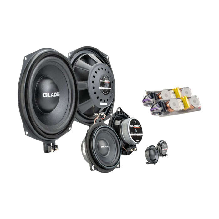 Gladen ONE 201 BMW ALPHA Combo - Speakers, Underseat Subwoofers &amp; Tweeters