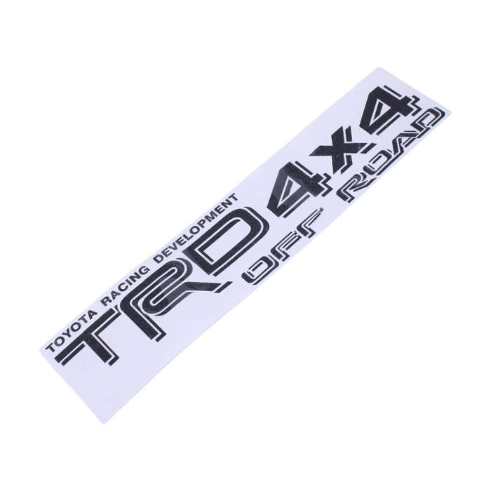 TRD Black 4x4 Offroad Vinyl Sticker (25x6cm)