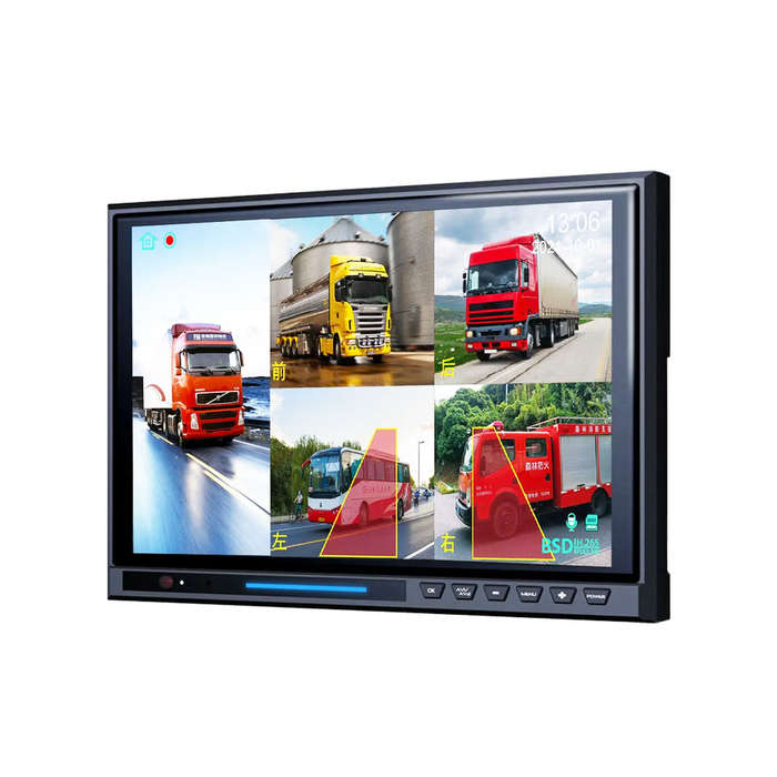 Smart AI Blind Spot Detection Camera System  10.1" HD Monitor with BSD, Human Detection &amp; ...