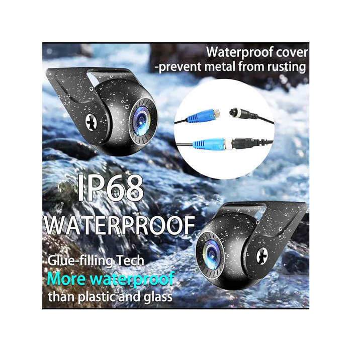 Smart AI Blind Spot Detection Camera System  10.1" HD Monitor with BSD, Human Detection &amp; ...