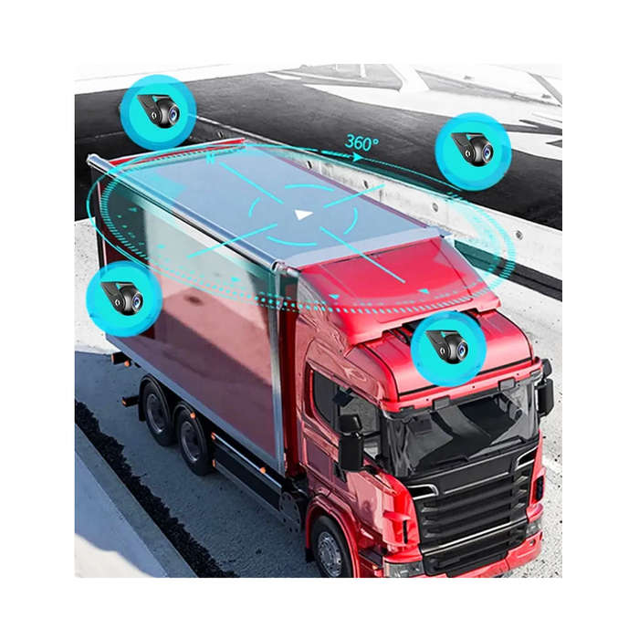 Smart AI Blind Spot Detection Camera System  10.1" HD Monitor with BSD, Human Detection &amp; ...