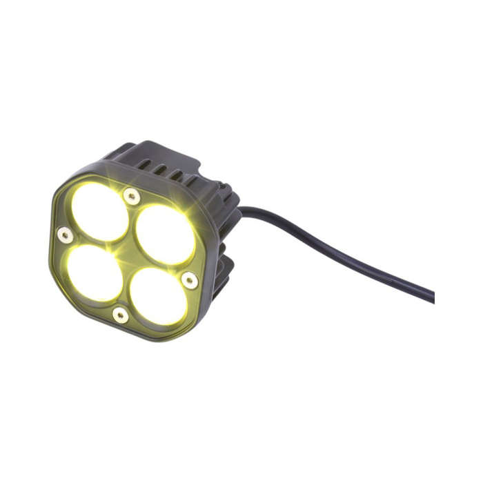 LED360 3inch 4 DRL LED 40w Yellow Spotlamp with Indicator (each)