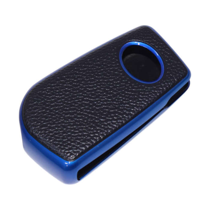 TPU Key Cover for Toyota Models (Black &amp; Blue)