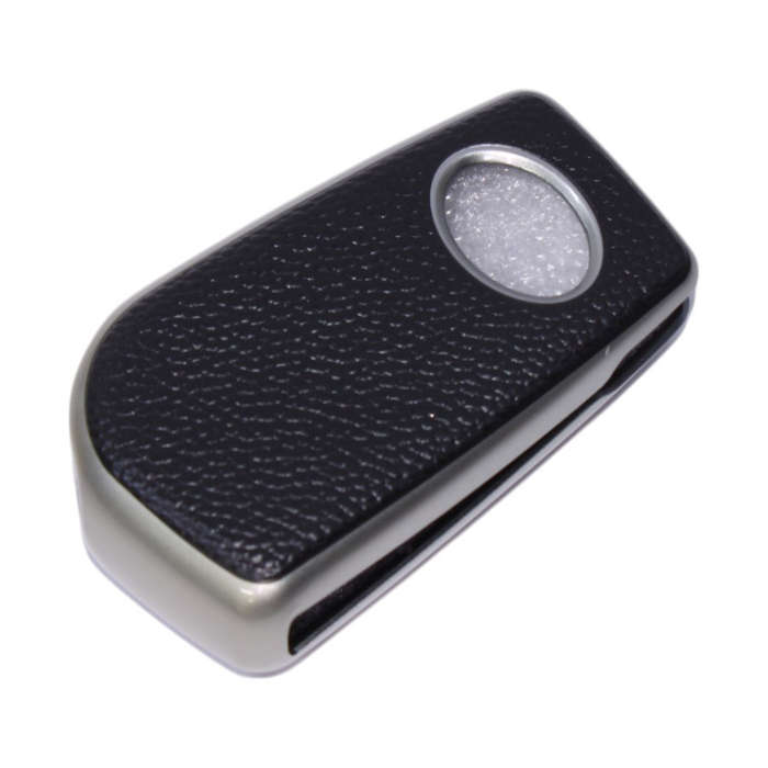 TPU Key Cover for Toyota Models (Black &amp; Silver)