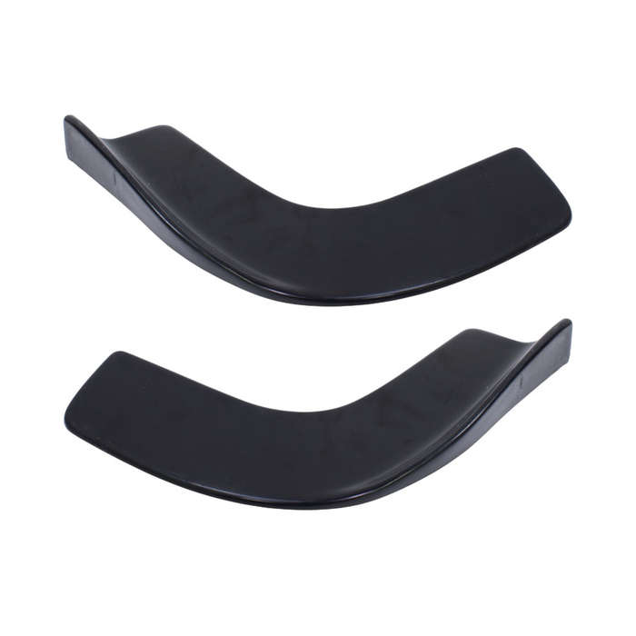 Empire Racing Universal Fibreglass Front Bumper Splitter - Pair (Small 50x11cm)