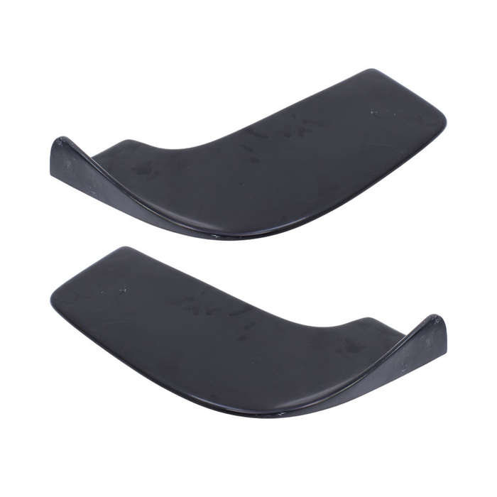 Empire Racing Universal Fibreglass Front Bumper Splitter - Pair (Large 56x28cm)