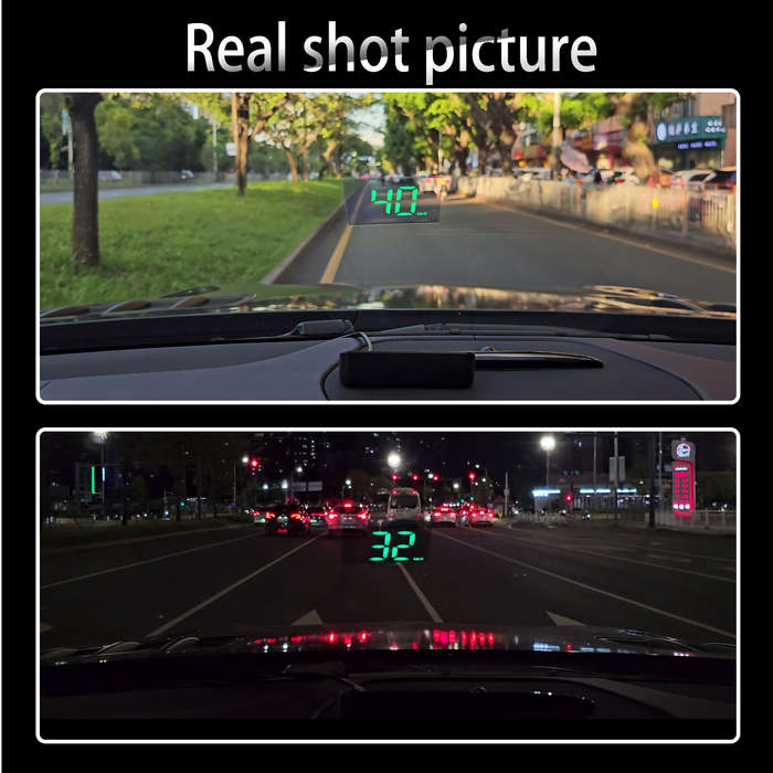 M2 Green GPS Head-Up Display  GPS Dual System with Auto Brightness &amp; Hood