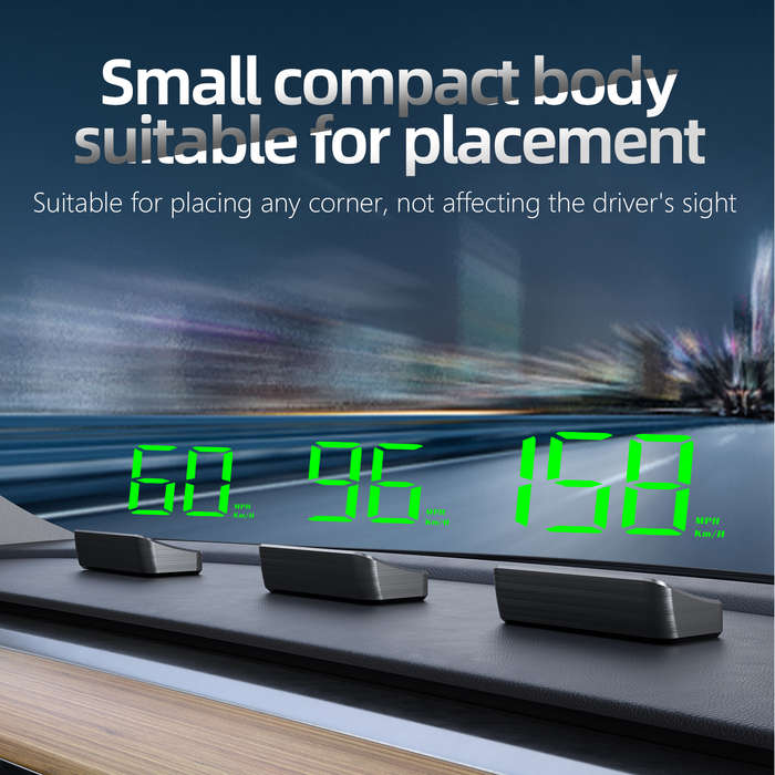 M2 Green GPS Head-Up Display  GPS Dual System with Auto Brightness &amp; Hood