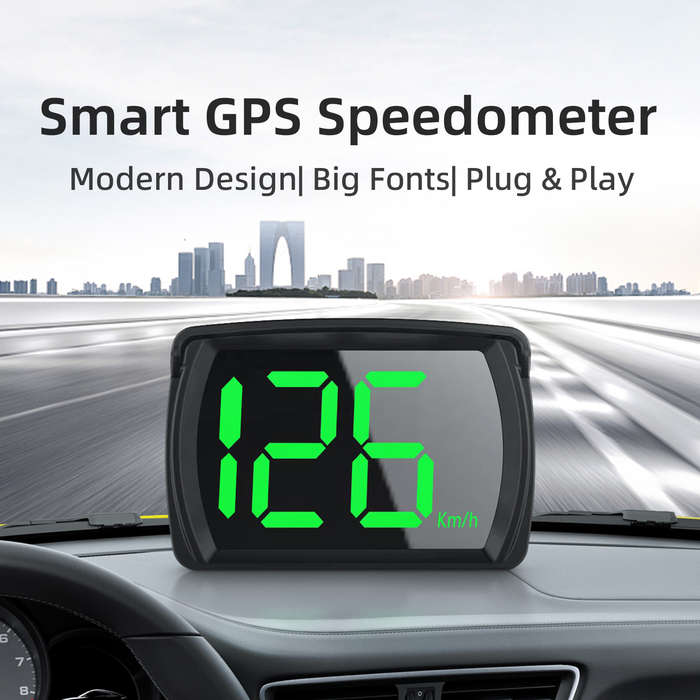Y03 GPS Head-Up Display HUD  Plug &amp; Play Car Speedometer