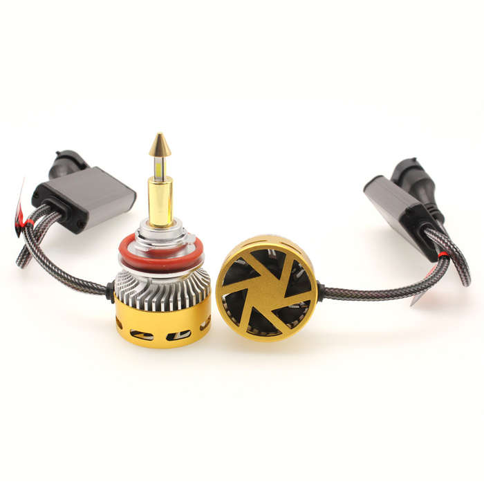 LED360 H11 360-Series White 600k CSP Chip LED Headlight Bulbs