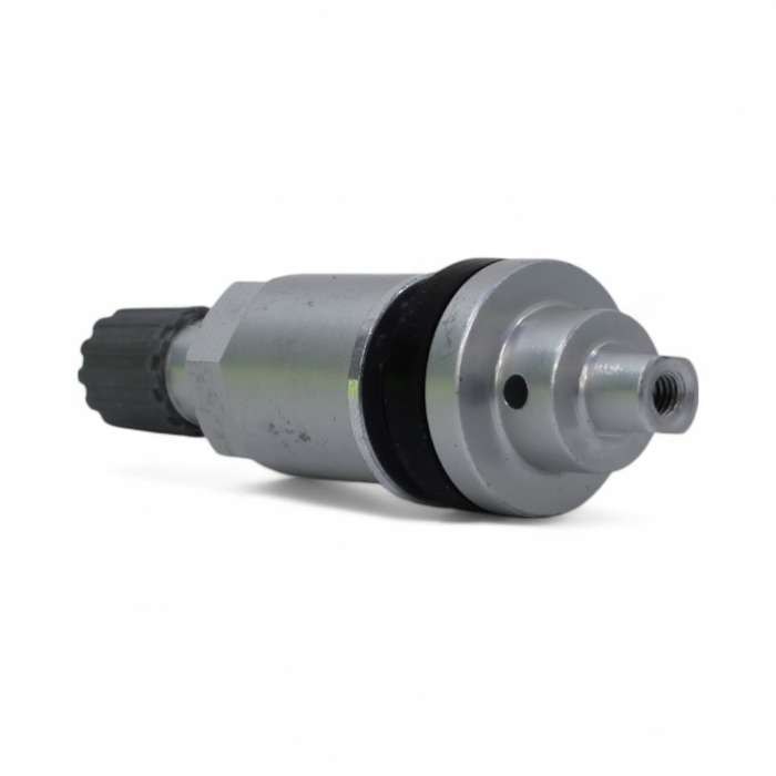 Replacement Tyre Pressure Sensor Valve - TPMS-04 - Silver Screw Type, Universal Use