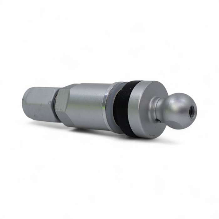 Replacement Tyre Pressure Sensor Valve - TPMS-23 - for Silver Screw-On Valve