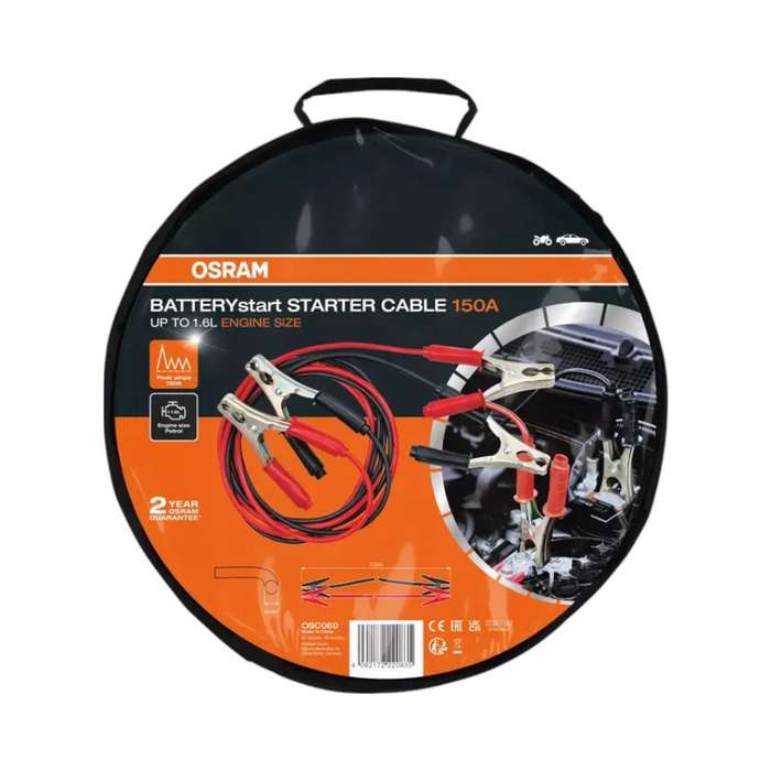 Osram OSC060 150A Jumper Starter Cable (2.5metre)