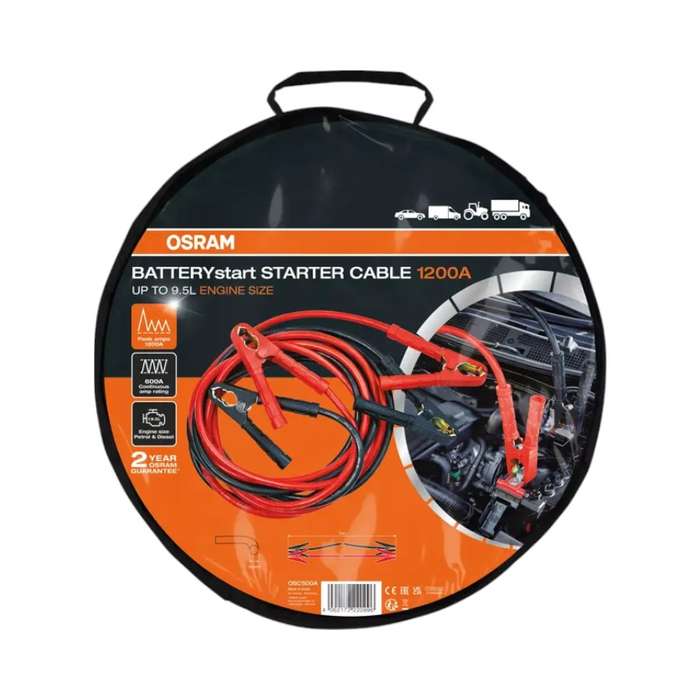 Osram OSC500A 1200A Jumper Starter Cable (5 metre)