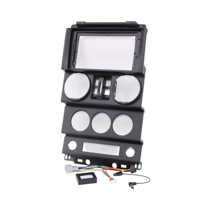 Radio Fascia Trim Plate Kit for Jeep Wrangler Rubicon (9" Double Din)