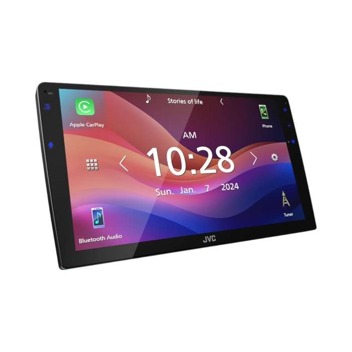 JVC KWM80AW 9 Touchscreen Multimedia Receiver with Wireless CarPlay &amp; Android Auto