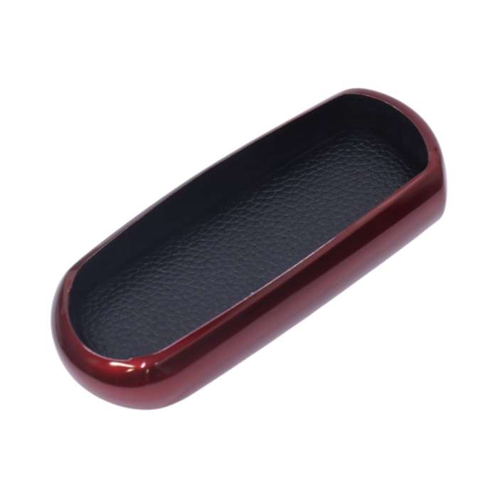 TPU &amp; Leather Finish Key Cover For Mazda - Design 1 - Red (XEA-KCMZ1R)