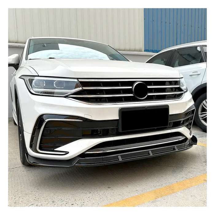 Gloss Black Front Spoiler for VW Tiguan Mk2 2021+