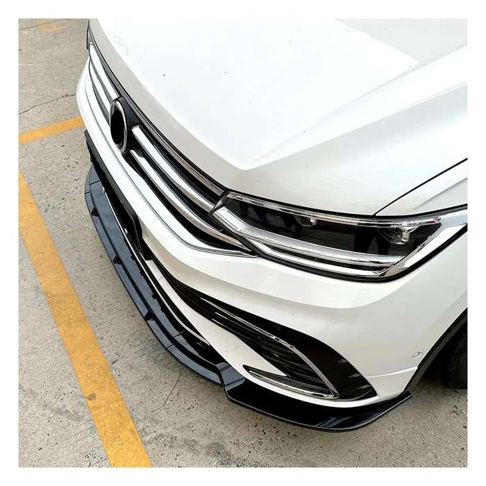 Gloss Black Front Spoiler for VW Tiguan Mk2 2021+