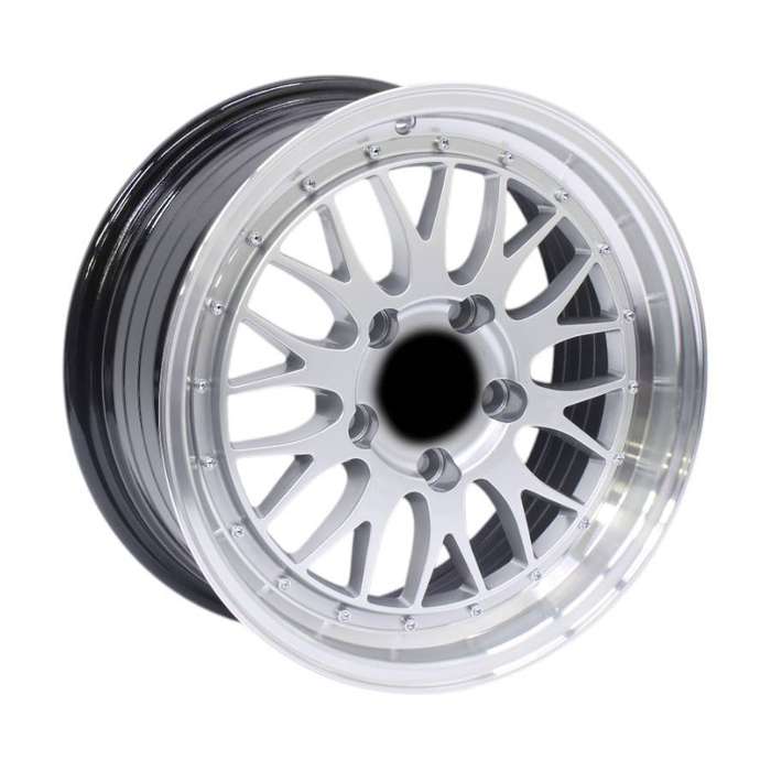 15" QS-3S215 5/114 Hyper Silver Alloy Wheels